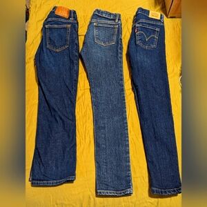 Lot of 3 Girls Jeans